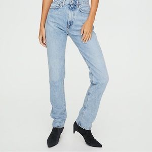 AGOLDE TAMRYN MID RISE STRAIGHT JEAN